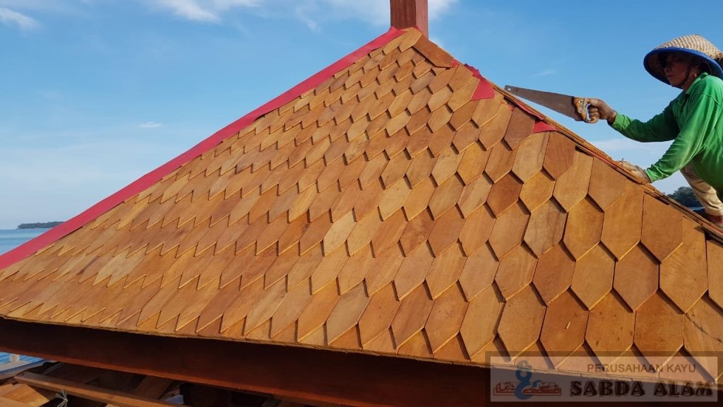 JUAL ATAP SIRAP KAYU ULIN ASLI KALIMANTAN